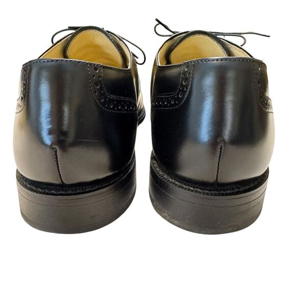 Bostonian Men Impression Cap Toe Oxford Wide Black Leather Shoes Size 8.5 EEE/E - Picture 5 of 7